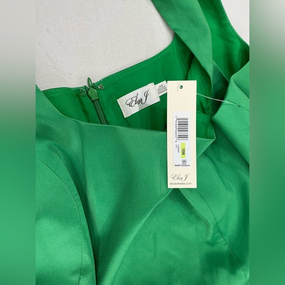 Eliza J Women's Dresses Asymmetrical Midi Green New - Picture 14 of 16